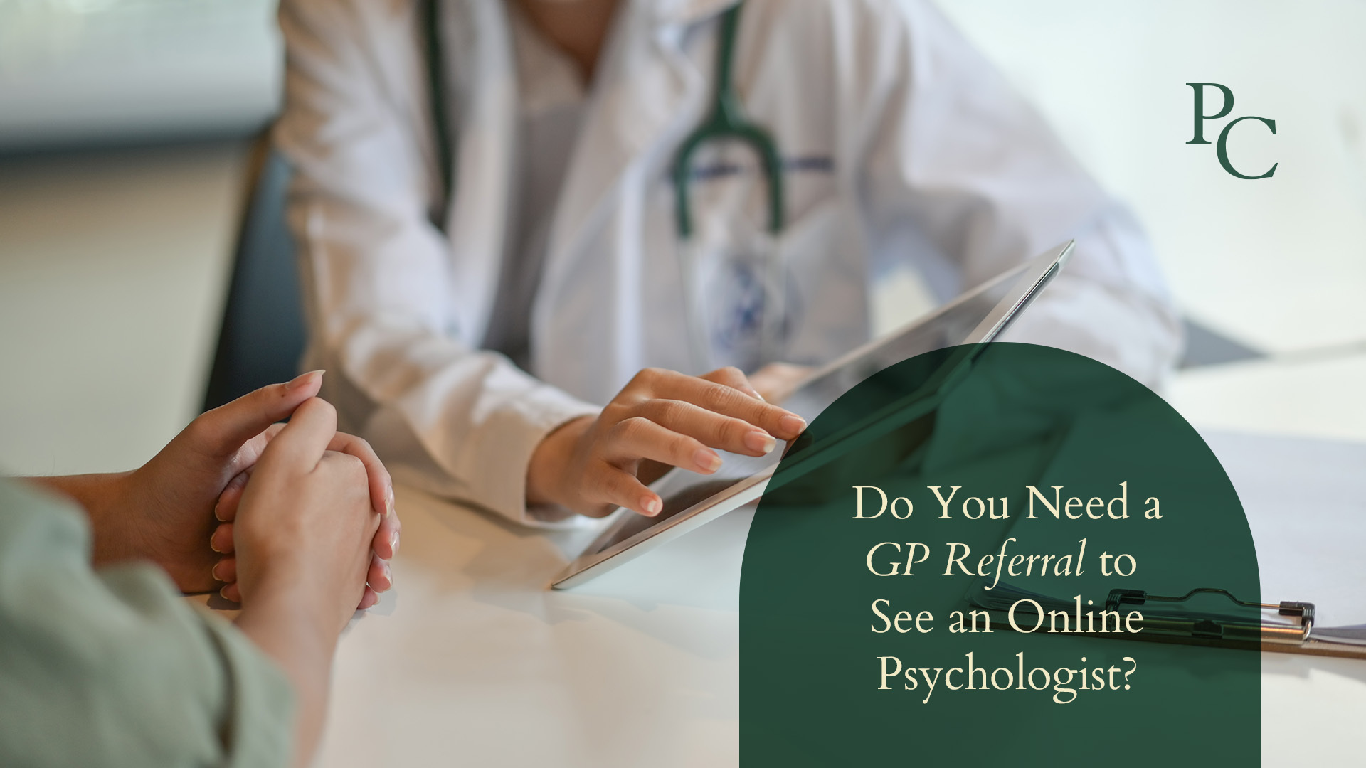 You can see an online psychologist without a referral